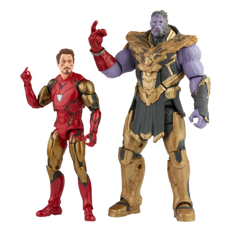 Figurka Iron Man i Thanos Legends Series Action Figure 2-Pack 2021 (Endgame) 15 cm - Marvel