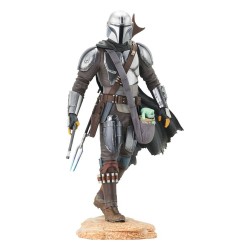 Figurka The Mandalorian with The Child Premier Collection 25 cm 1/7 - Star Wars