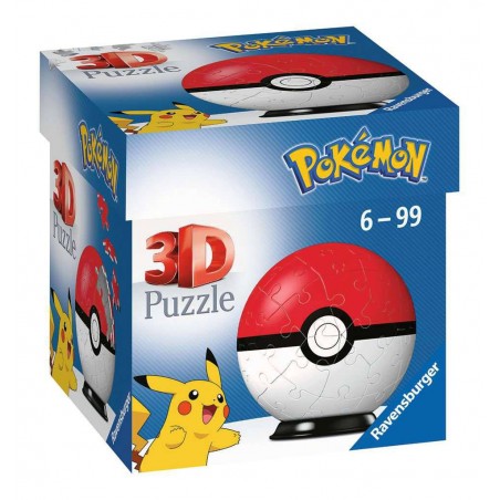 Puzzle 3D 54 el. Pokeball - Pokemon