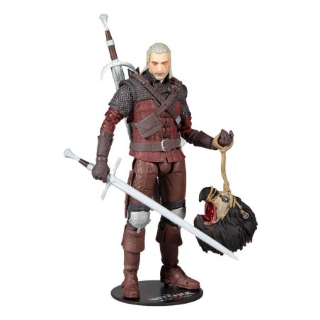 Figurka Geralt z Rivii 18 cm - Wiedźmin