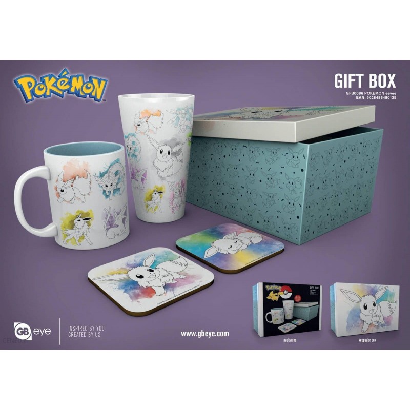 Zestaw prezentowy Eevee gift box - Pokemon
