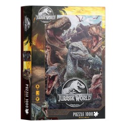 Puzzle 1000 el. Plakat Dinozaury - Jurassic World