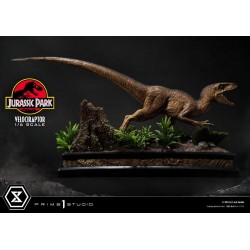 Statua Velociraptor z boku