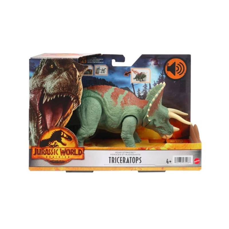 Triceratops Dziki ryk Figurka 33 cm - Jurassic World