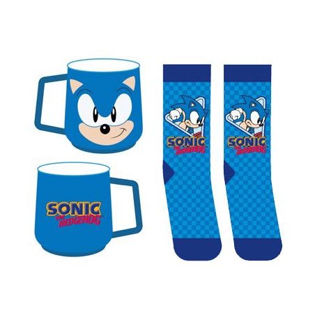 Kubek Sonic ze skarpetkami - Sonic
