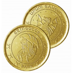 Czekoladowa moneta Galeon Gringotta 23g - Harry Potter
