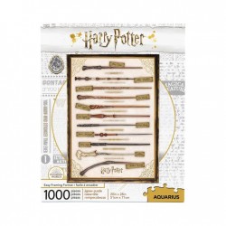 Puzzle 1000 el. różdżki czarodziejów - Harry Potter