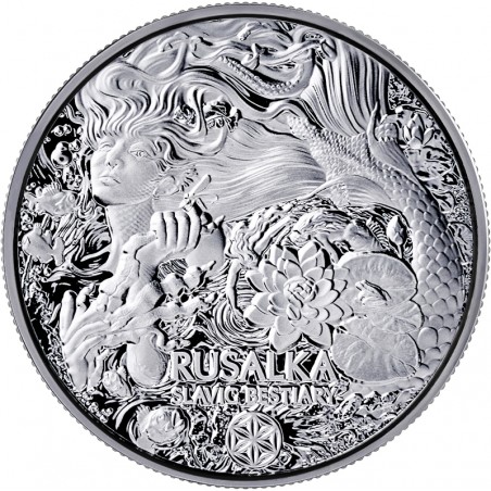 Srebrna moneta kolekcjonerska Bestie Słowiańskie BU 1000 Franków