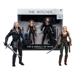 Zestaw dwóch figurek Geralt & Ciri Action Figure 18 cm (Netflix) - Wiedźmin